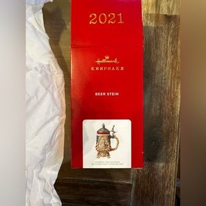 New Hallmark 2021 Americana Beer stein ornament